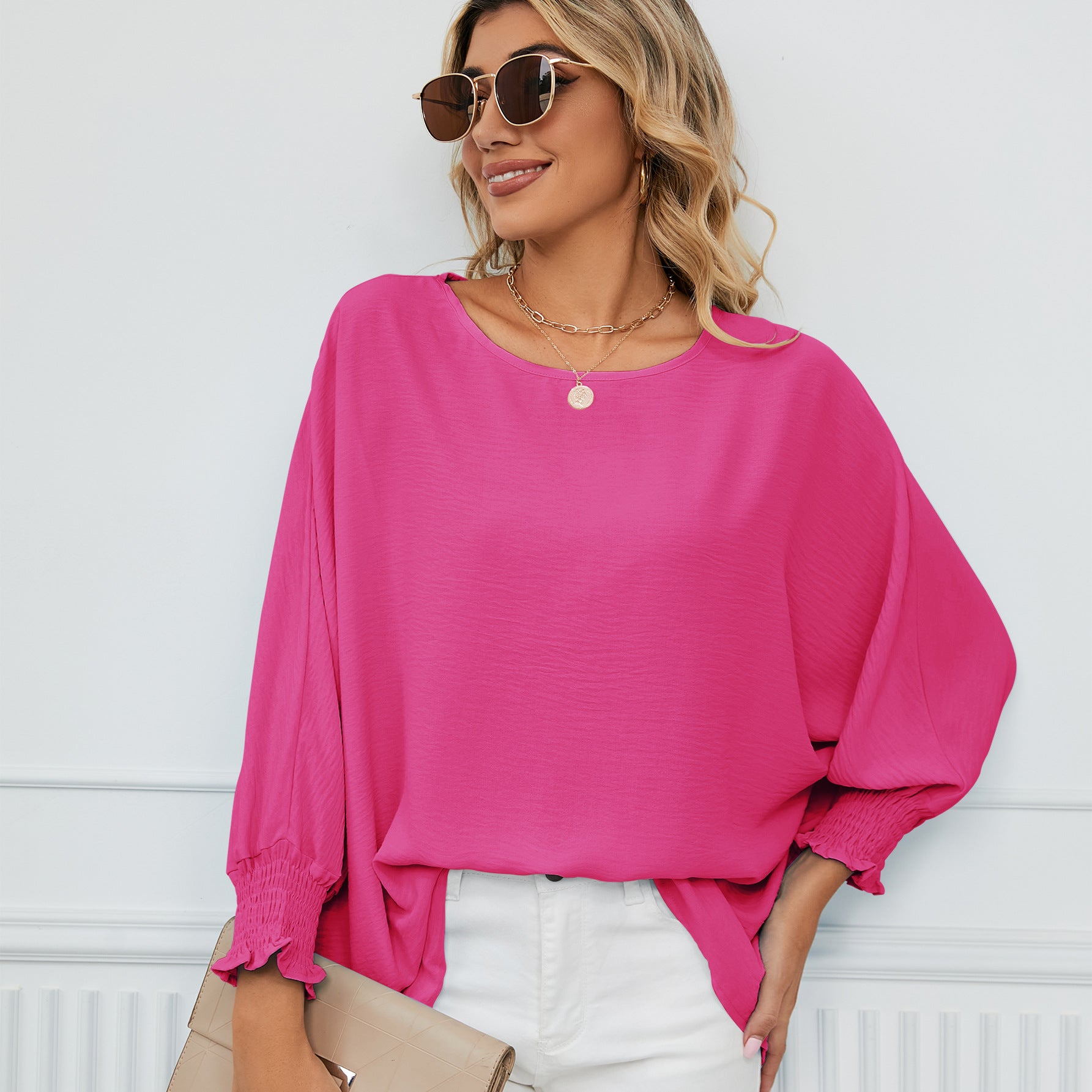 European and American women's loose top for women